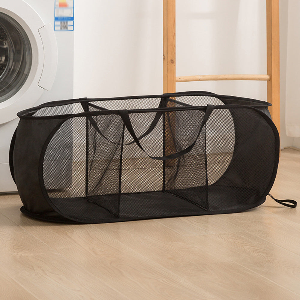 Panier à linge en maille