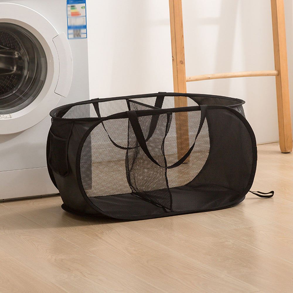 Panier à linge en maille