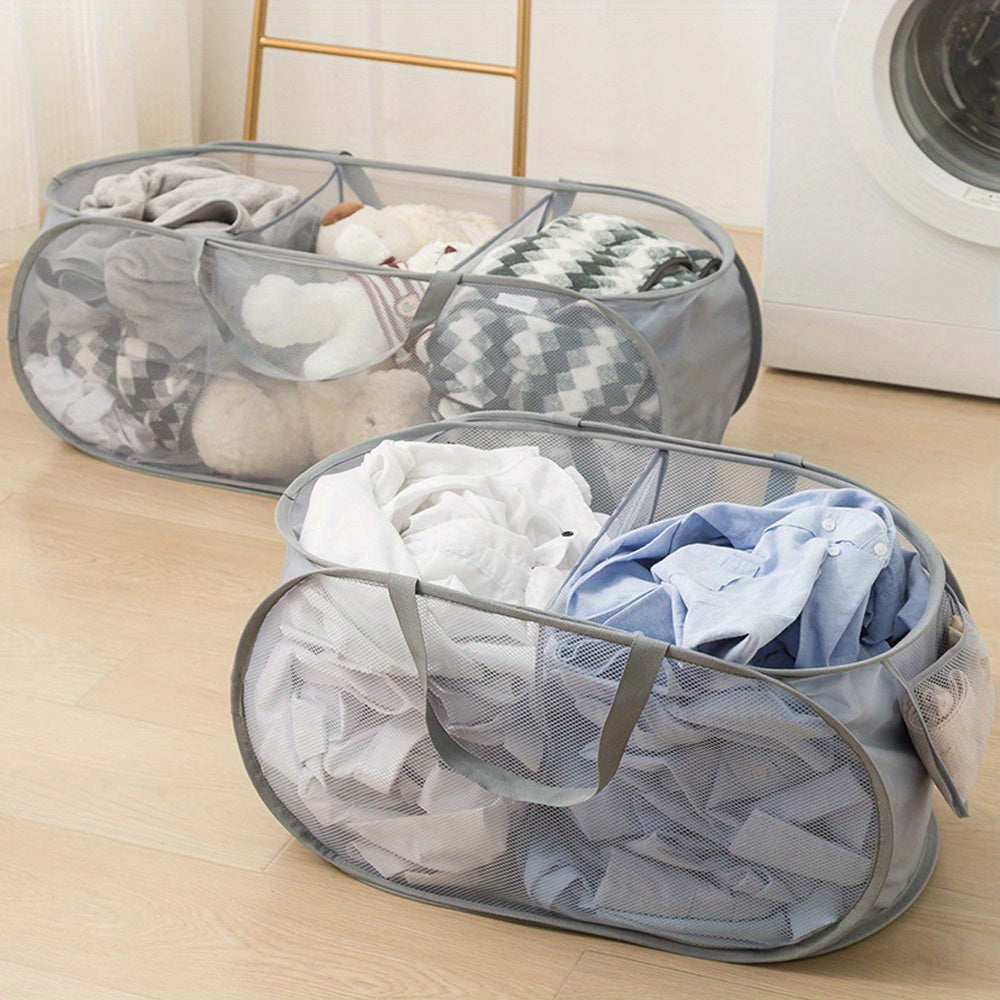 Panier à linge en maille