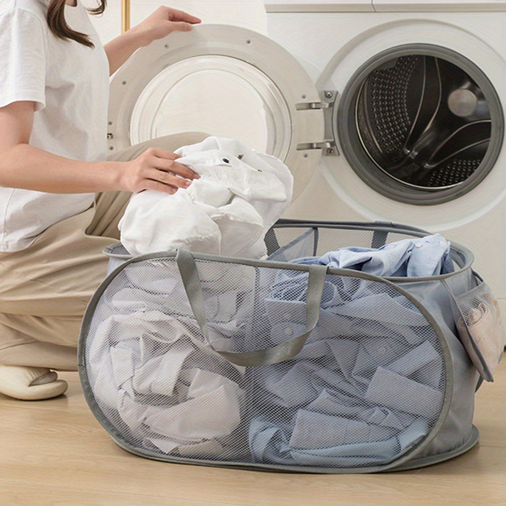 Panier à linge en maille