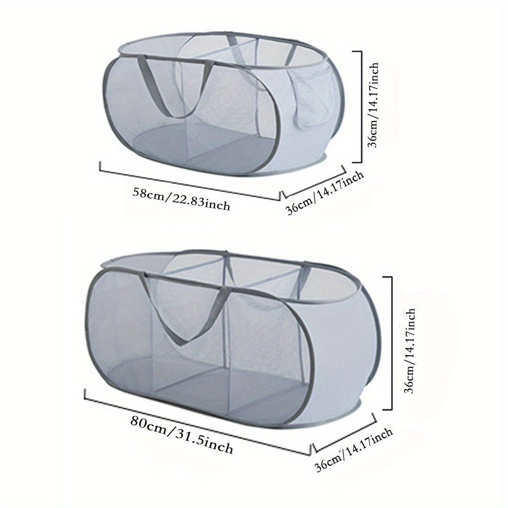 Panier à linge en maille