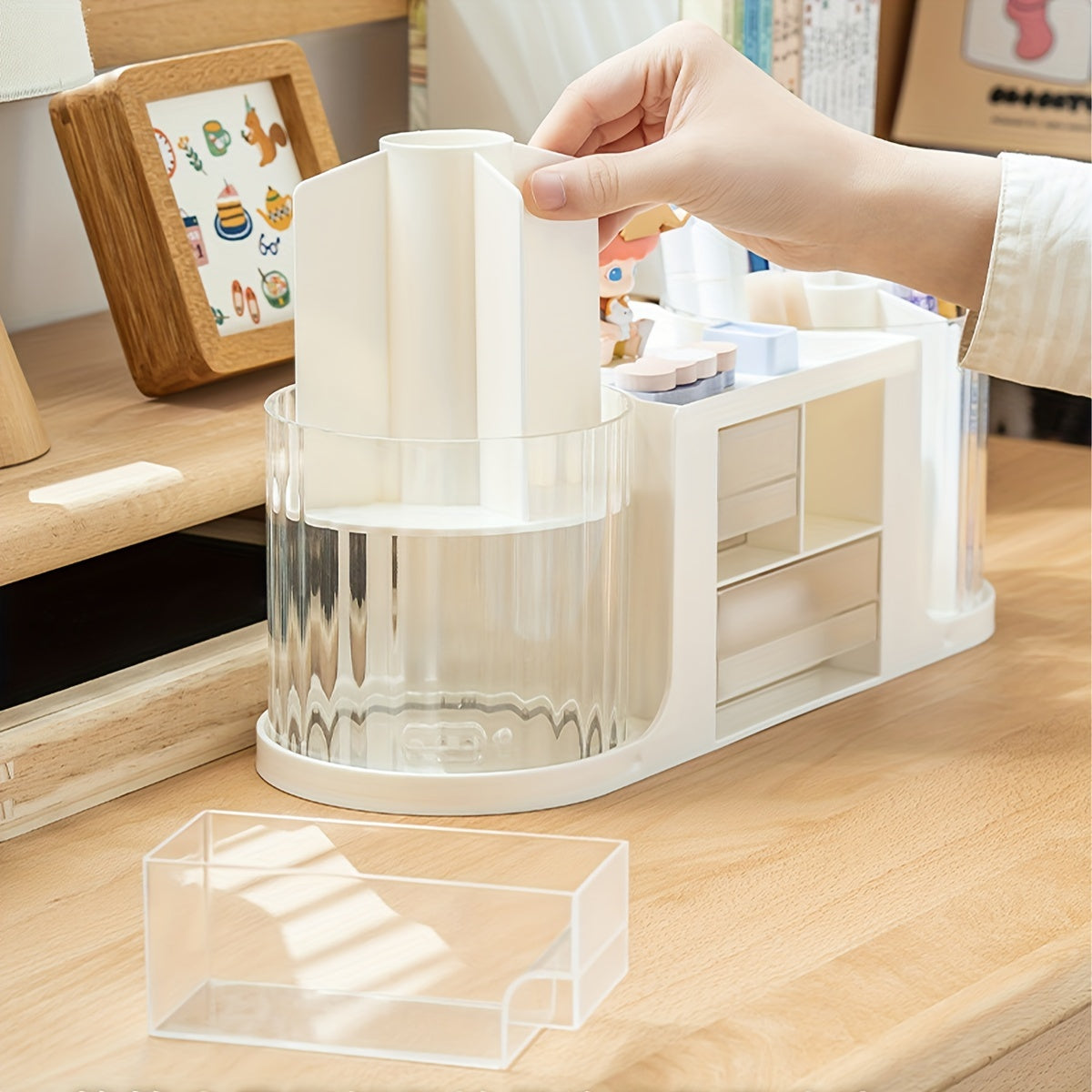 Boîte de Rangement Rotative Bilatérale
