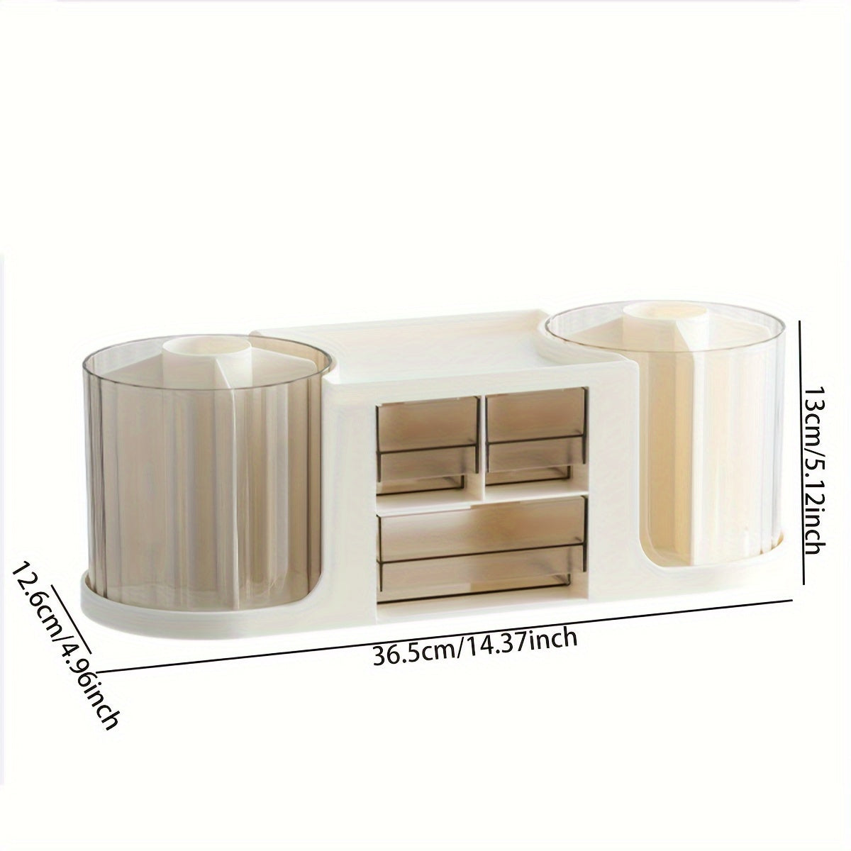 Boîte de Rangement Rotative Bilatérale