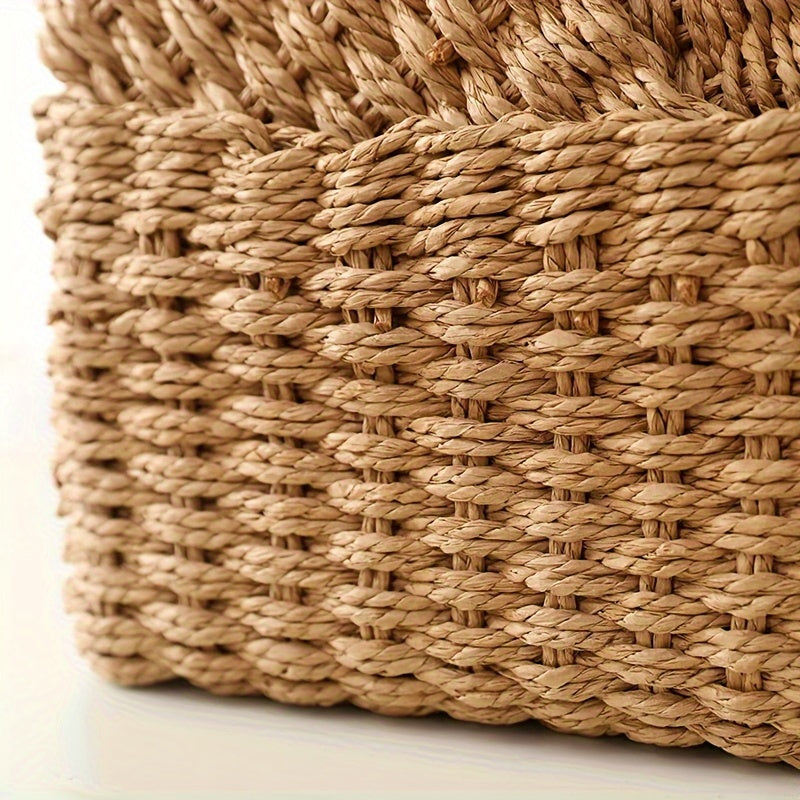 3 paniers de rangement tressé